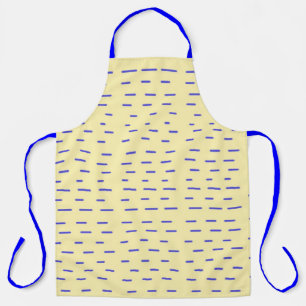 stripes abstract art apron
