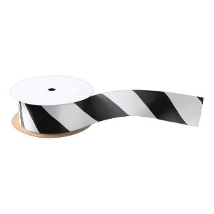 STRIPES adjustable Black Satin Ribbon