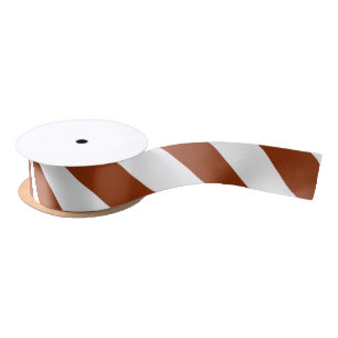 STRIPES adjustable Brown Satin Ribbon