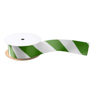 STRIPES adjustable Green Satin Ribbon