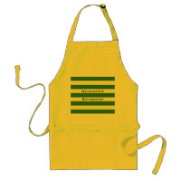 STRIPES adjustable Green with Name