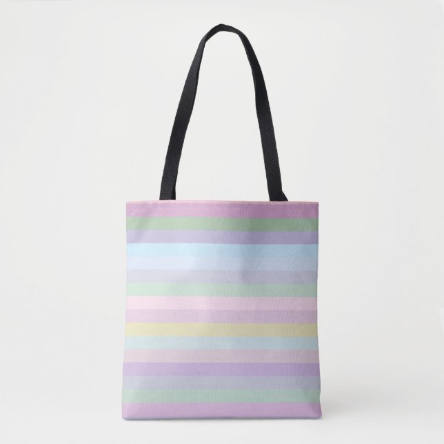 Stripes Allover Tote Bag (Front)