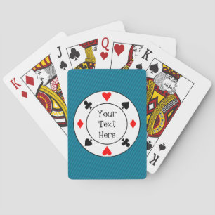 Stripes and Chip Playing Cards