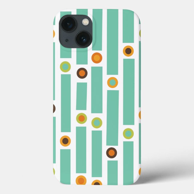 Stripes and Circles  Case-Mate iPhone Case (Back)