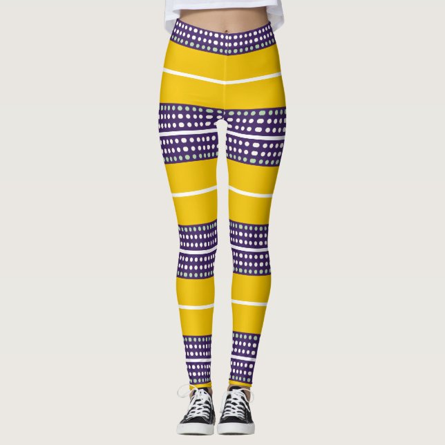 Stripes and dots leggings (Front)