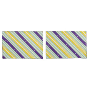 Stripes and dots pillowcase