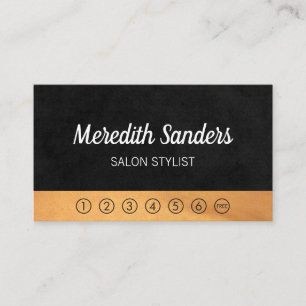 Stripes and Lux Trim / punch card