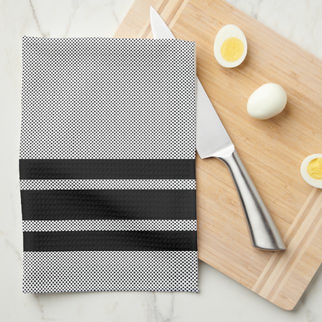 Stripes and Polka Dots Tea Towel (Quarter Fold)