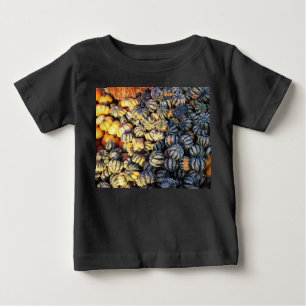 Stripes And Pumpkins Baby T-Shirt