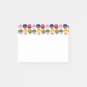 Stripes and Solids Post-it Notes