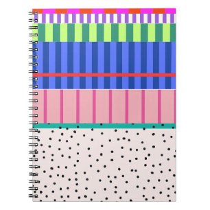 Stripes and Spots Pattern   Notebook Journal