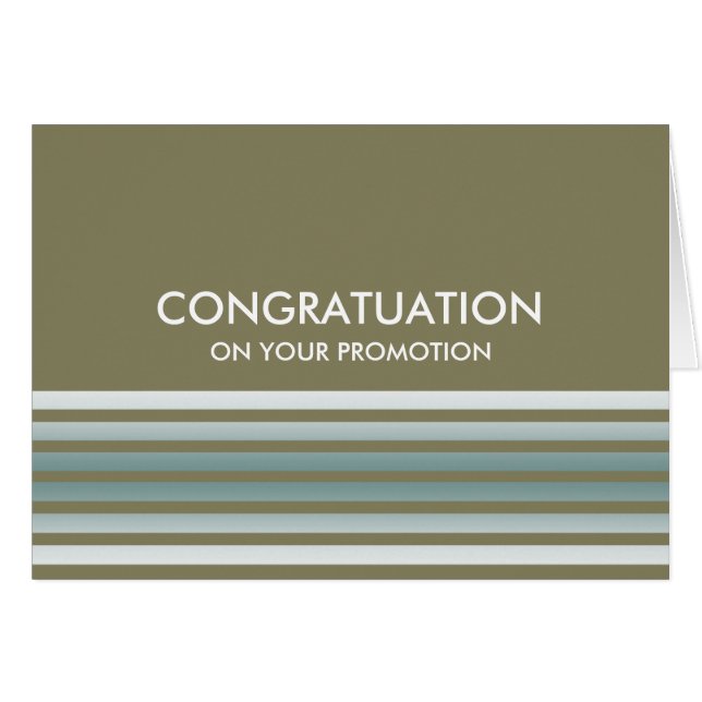 Stripes Badge Congratulation (Front Horizontal)