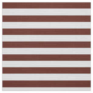 Stripes Bark Brown Fabric