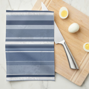 Stripes Blue Tea Towel