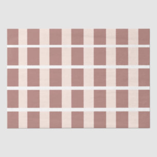 Stripes Brown Pink Stripes Tissue Paper