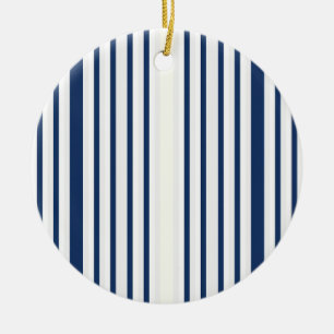 Stripes Ceramic Tree Decoration