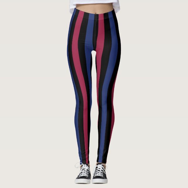 Stripes Custom Leggings (Front)