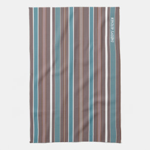 STRIPES DADDY's KITCHEN adjustable Tea Towel