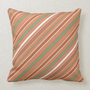 Stripes Diagonal Pattern with any Colour Cushion