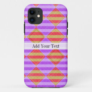 Stripes, Diamonds, Spot Pattern by Shirley Taylor Case-Mate iPhone Case