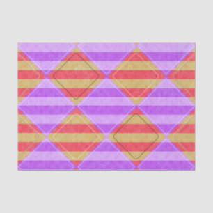 Stripes, Diamonds, Spot Pattern by Shirley Taylor Tissue Paper