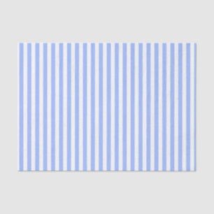 Stripes Even Light Blue and White. Tissue Paper