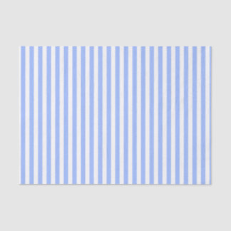 Stripes Even Light Blue and White. Tissue Paper