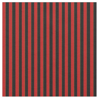 Stripes Fabric, Red and Black Fabric