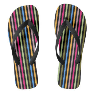 Stripes Flip Flops