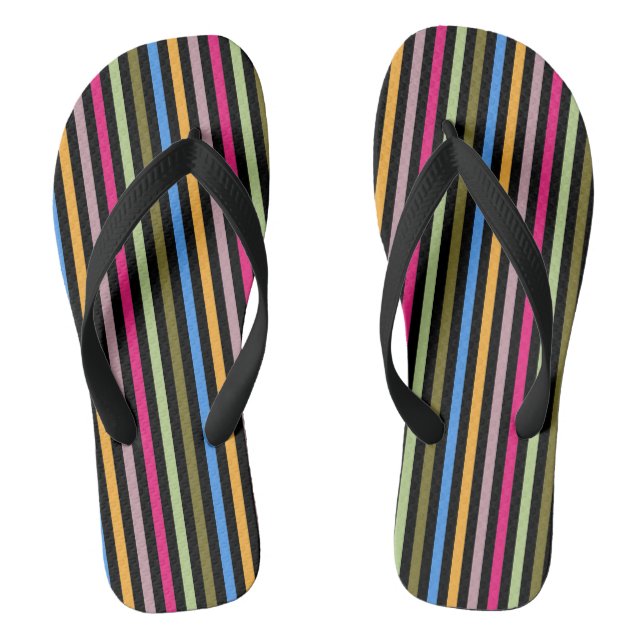 Stripes Flip Flops (Footbed)