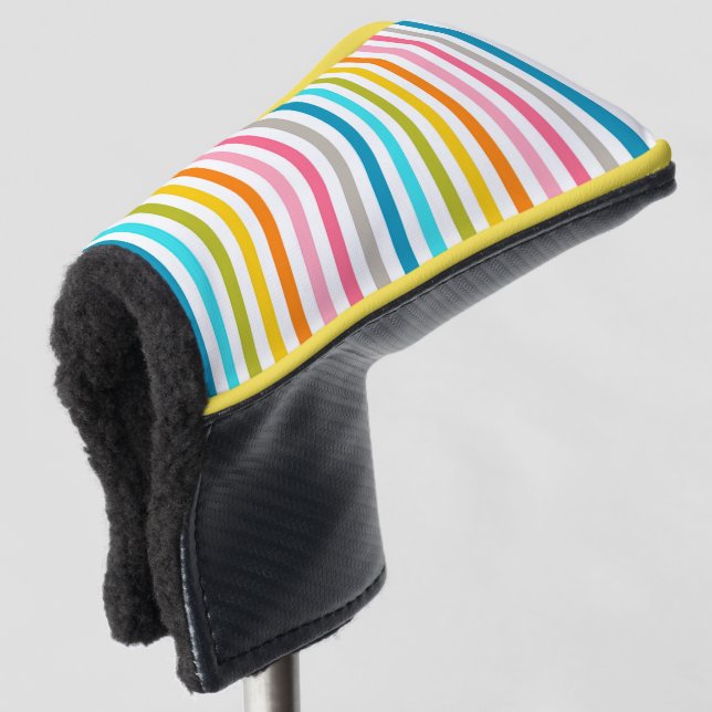Stripes Golf Head Cover (3/4 Front)