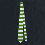 STRIPES Green any Colour Tie<br><div class="desc">Horizontal stripes against white. White lines can be recolored - feel free to play with the background colour to create new effects! These ties comes in several colours and two versions per colour - with wide stripes or tight stripes.</div>