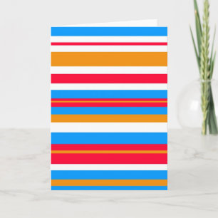 stripes holiday card