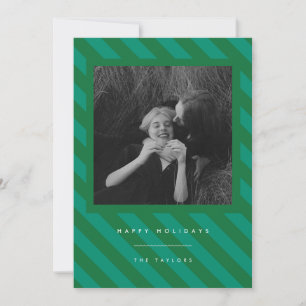 Stripes Holiday Card