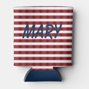Stripes In Abstract Can Cooler