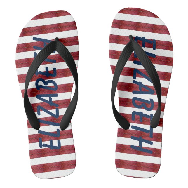 Stripes In Abstract  Jandals (Footbed)