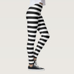 Stripes in Any Colour Leggings<br><div class="desc">Get this look in any colour stripes combined with white. All you need to do is choose "customise it" and select a different background colour to change the black to the colour of your choice. This style makes a great choice for costumes - everything from a witch to a jailbird...</div>