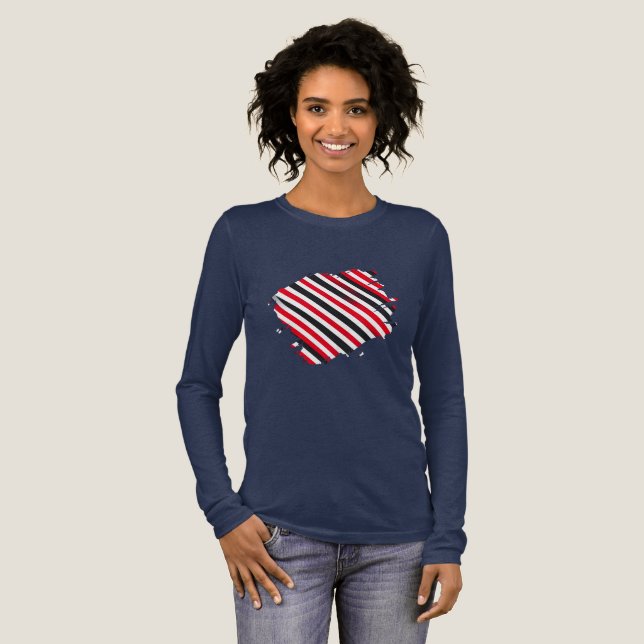 Stripes in Motion Tri-Blend Shirt (Full Front)