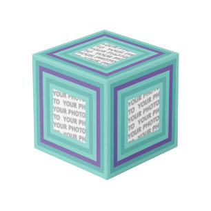 Stripes in Square Frame 8 + your photo