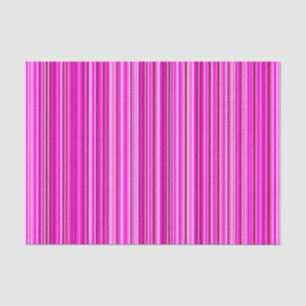 Stripes/Lines Coloured Various Shades of Red/Pink Tissue Paper