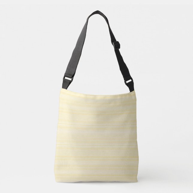 stripes modern abstract art crossbody bag (Front)