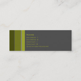 Stripes No. 0011 Mini Business Card