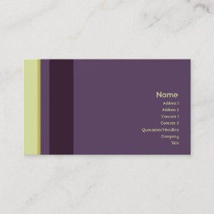 Stripes No. 0106 Business Card
