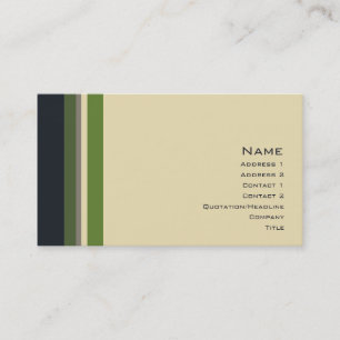 Stripes No. 0164 Business Card
