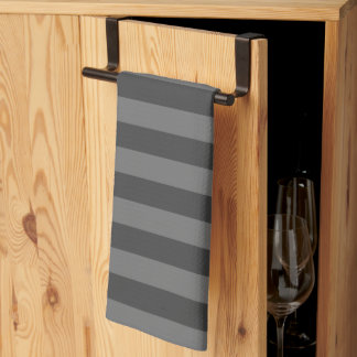 Stripes of Grey Tea Towel