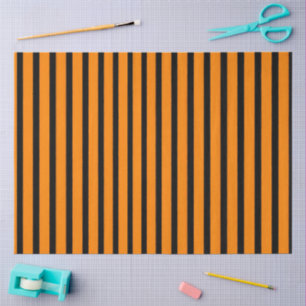 Stripes of Halloween Tissue Paper
