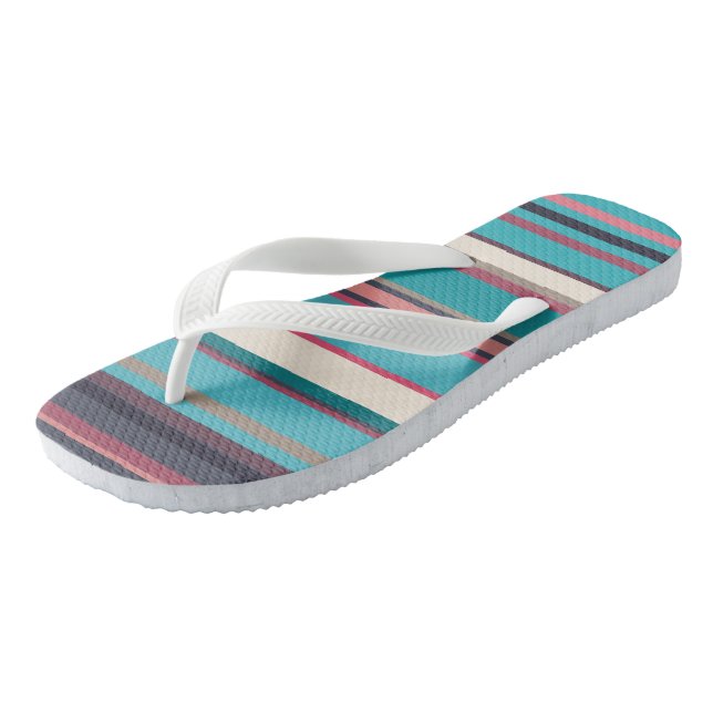 Stripes of the Horizon 2  Jandals (Angled)