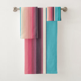 Stripes of the Horizon Bath Towel Set