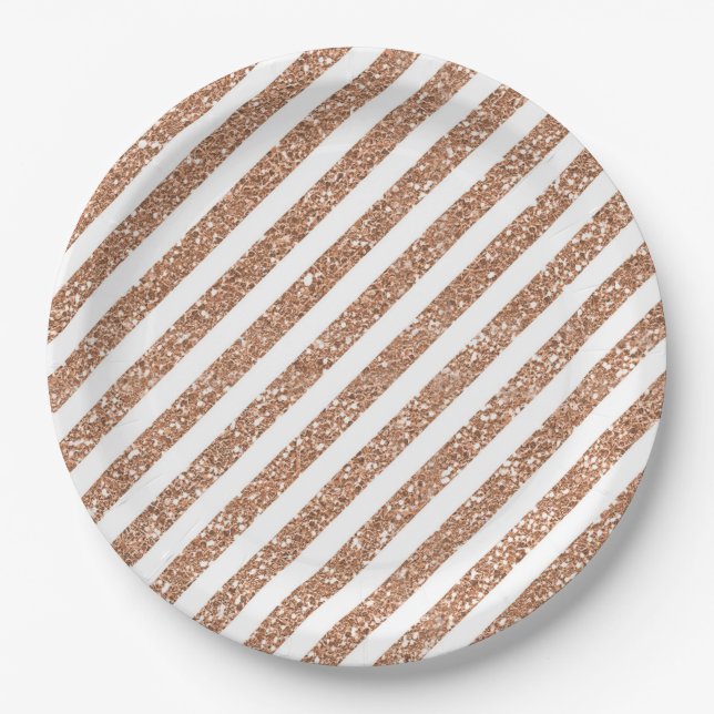 Stripes Paper Plate (Front)