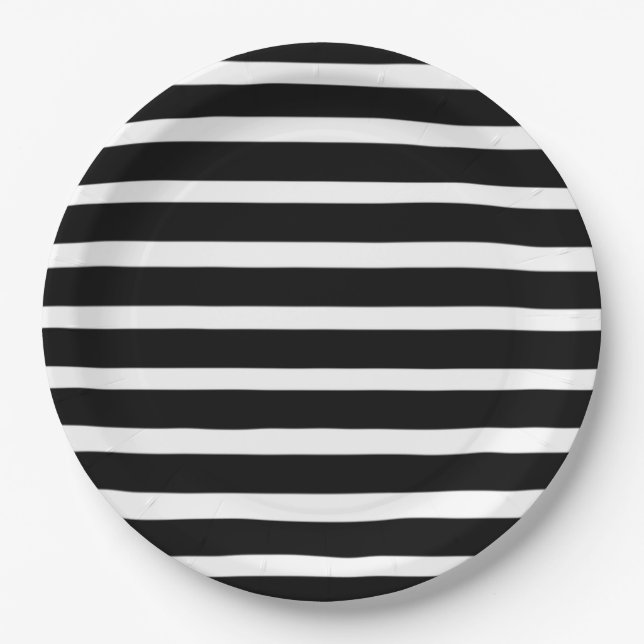 Stripes Paper Plate (Front)